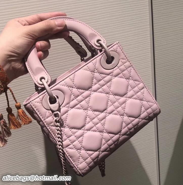 Perfect Lady Dior Mini Bag in Cannage with Chain 612015 All Pink