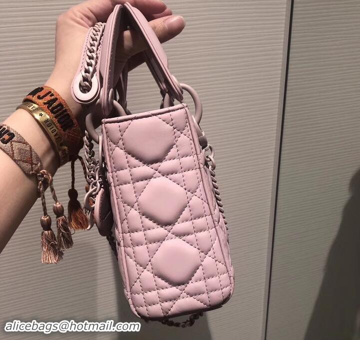 Perfect Lady Dior Mini Bag in Cannage with Chain 612015 All Pink