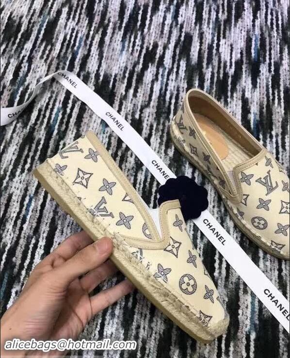 Good Quality Louis Vuitton Bidart Printed Canvas Monogram Espadrilles Dune 1A49JW 2018