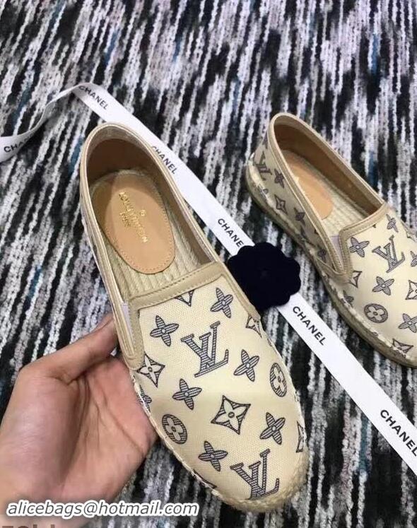 Good Quality Louis Vuitton Bidart Printed Canvas Monogram Espadrilles Dune 1A49JW 2018