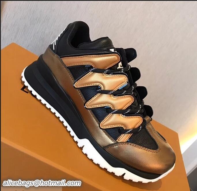 Faux Louis Vuitton Zig Zag Sneaker 1A4AKC Bronze 2018