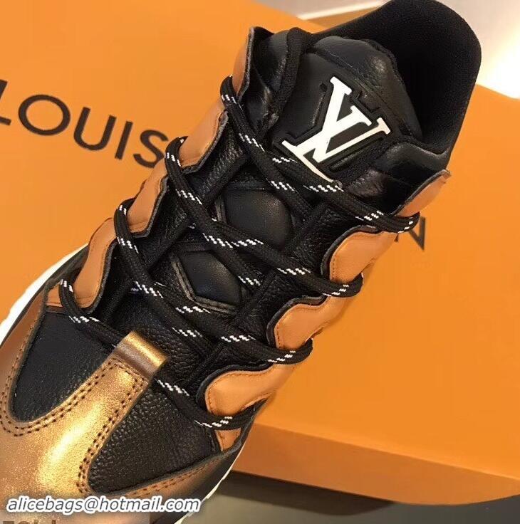 Faux Louis Vuitton Zig Zag Sneaker 1A4AKC Bronze 2018