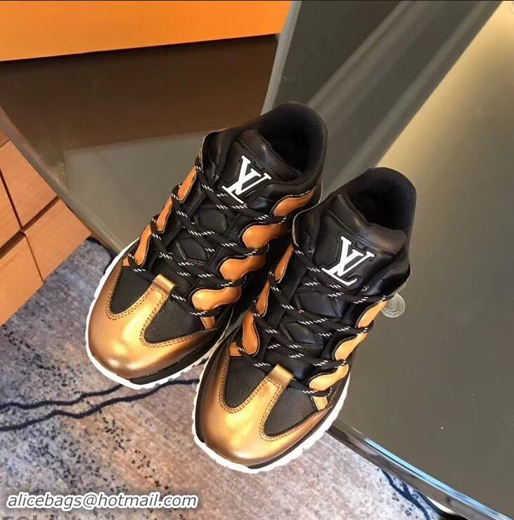 Faux Louis Vuitton Zig Zag Sneaker 1A4AKC Bronze 2018