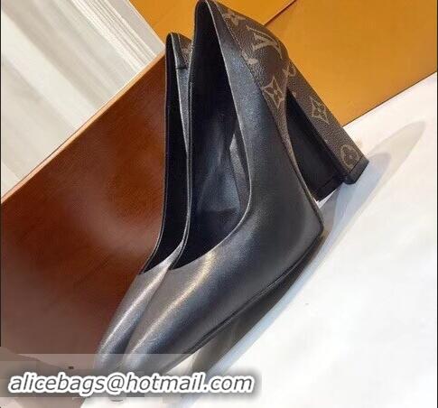 Chic Cheapest Louis Vuitton Heel 10.5cm Matchmake Pumps 1A3PR4 Noir 2019