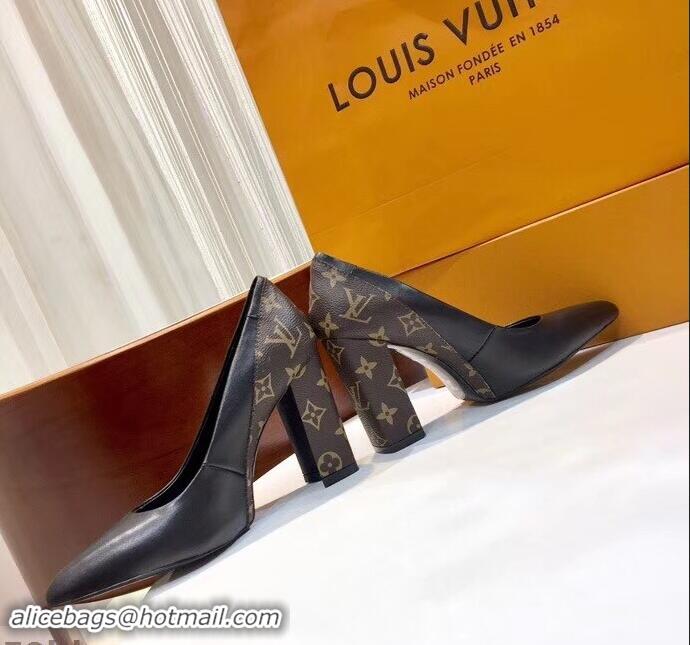 Chic Cheapest Louis Vuitton Heel 10.5cm Matchmake Pumps 1A3PR4 Noir 2019