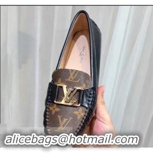 Faux Louis Vuitton LV Initials Monte Carlo Loafers Monogram Canvas LV91727 Brown