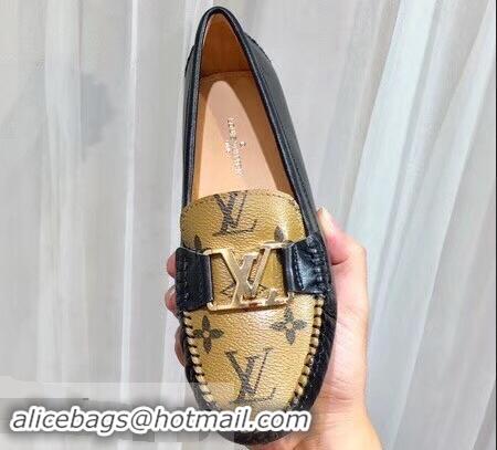 Durable Cheap Louis Vuitton LV Initials Monte Carlo Loafers Monogram Canvas LV91729 Yellow