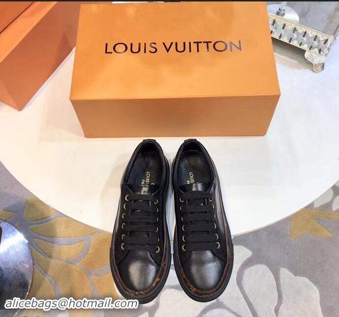 Grade Imitation Louis Vuitton Stellar Sneakers LV92128 Black