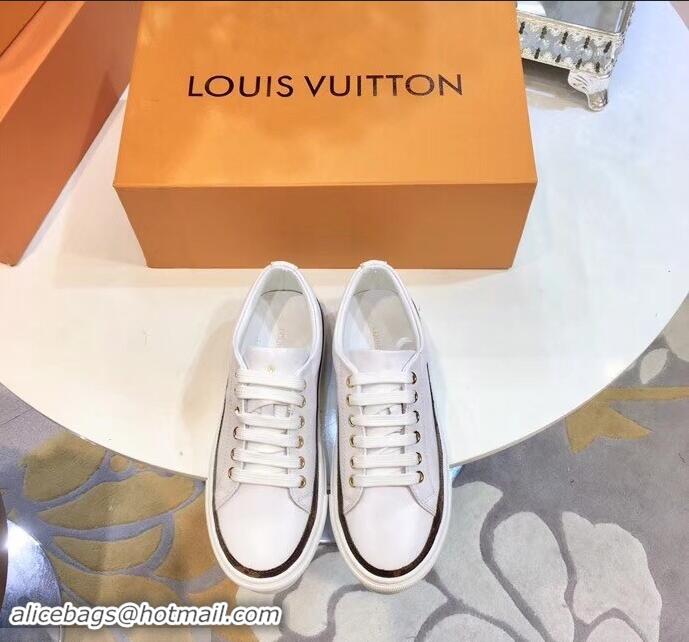 Grade Faux Louis Vuitton Stellar Sneakers LV92128 White