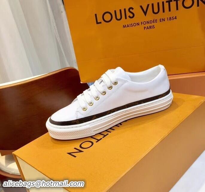 Grade Faux Louis Vuitton Stellar Sneakers LV92128 White