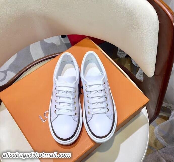 Grade Faux Louis Vuitton Stellar Sneakers LV92128 White