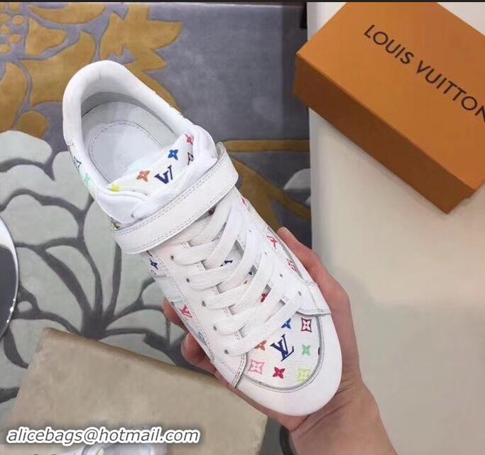 Discount Louis Vuitton Classic Monogram Canvas Sneakers LV92201 White