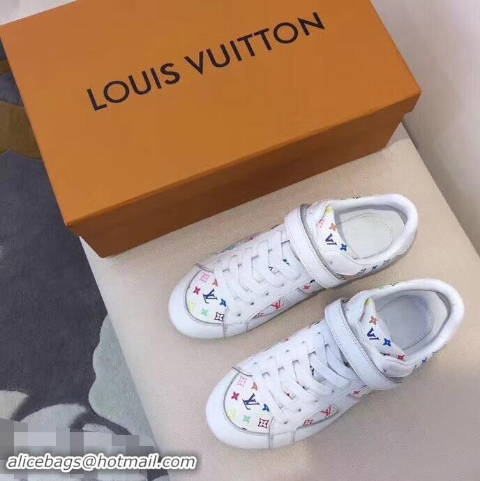 Discount Louis Vuitton Classic Monogram Canvas Sneakers LV92201 White