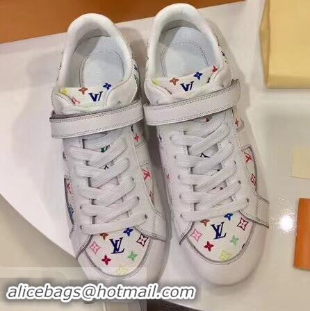 Discount Louis Vuitton Classic Monogram Canvas Sneakers LV92201 White