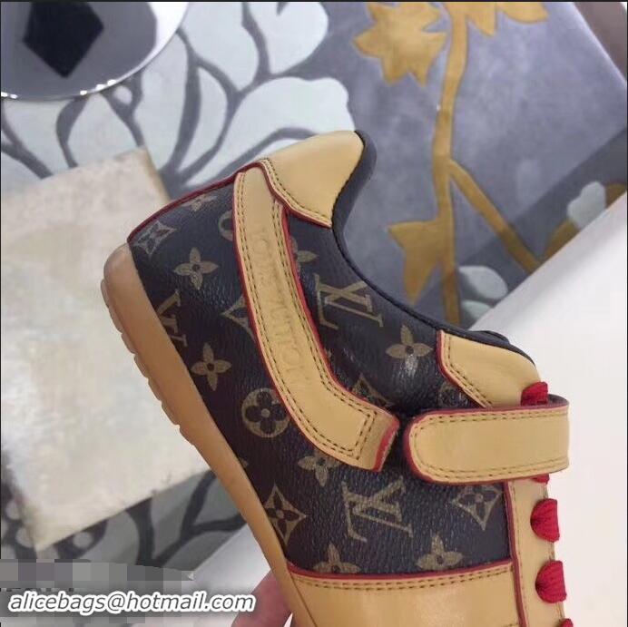 Buy Discount Louis Vuitton Classic Monogram Canvas Sneakers LV92201 Brown