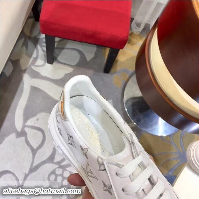 Cheapest Louis Vuitton Time Out Sneakers LV92204 White/Silver 2019