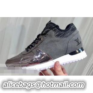 Faux Louis Vuitton Run Away Women's/Men's Sneakers LV92208 Gray/Silver