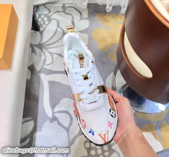 Reproduction Louis Vuitton Run Away Sneakers LV92212 Multicolor/White/Gold