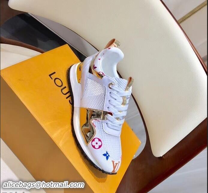 Reproduction Louis Vuitton Run Away Sneakers LV92212 Multicolor/White/Gold