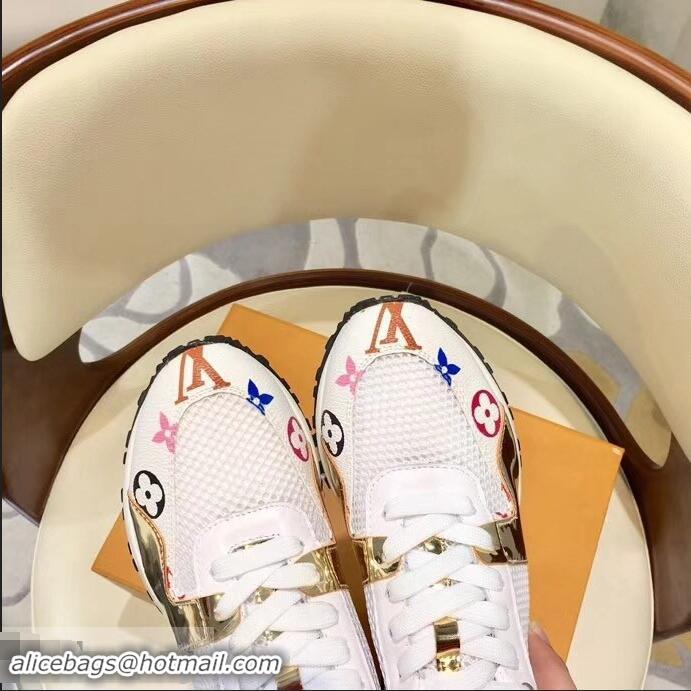 Reproduction Louis Vuitton Run Away Sneakers LV92212 Multicolor/White/Gold