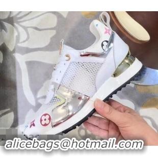 Popular Louis Vuitton Run Away Sneakers LV92212 Multicolor/White/Silver