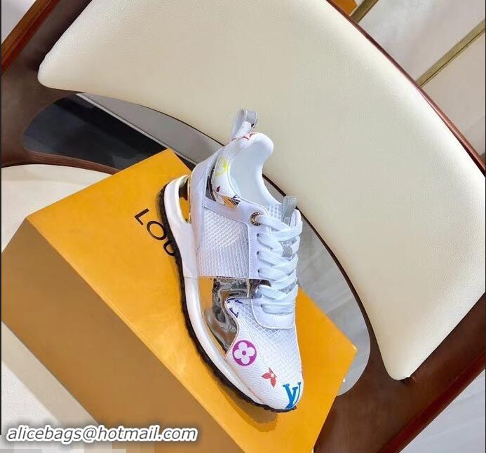 Popular Louis Vuitton Run Away Sneakers LV92212 Multicolor/White/Silver