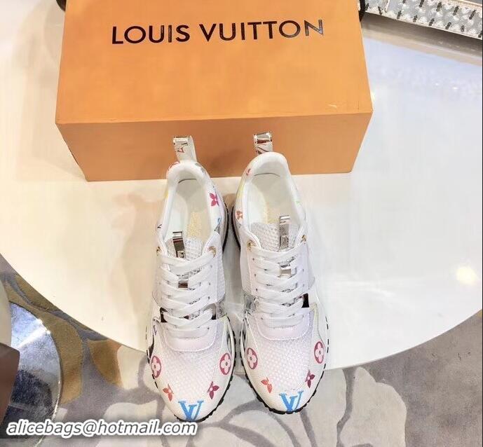 Popular Louis Vuitton Run Away Sneakers LV92212 Multicolor/White/Silver