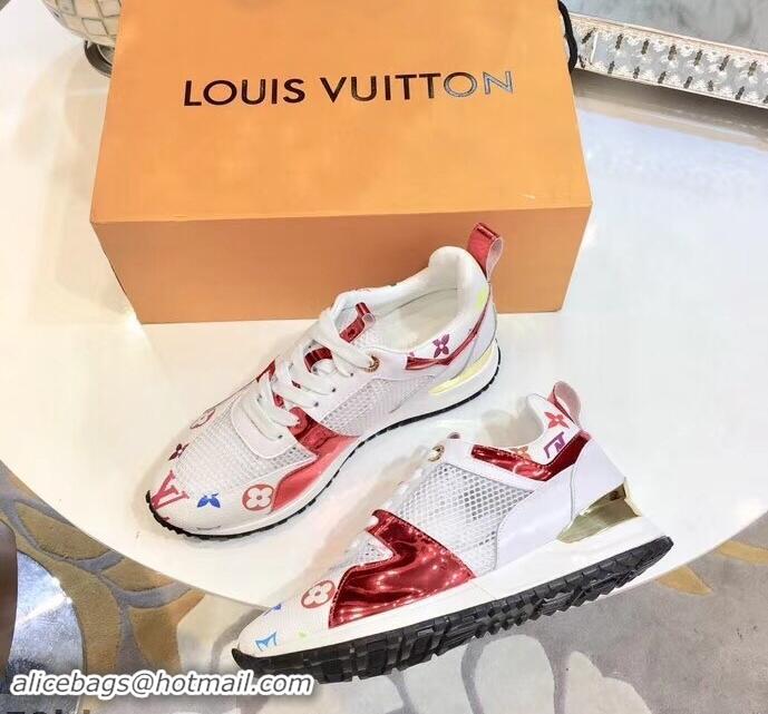 Cheap Louis Vuitton Run Away Sneakers LV92212 Multicolor/White/Red