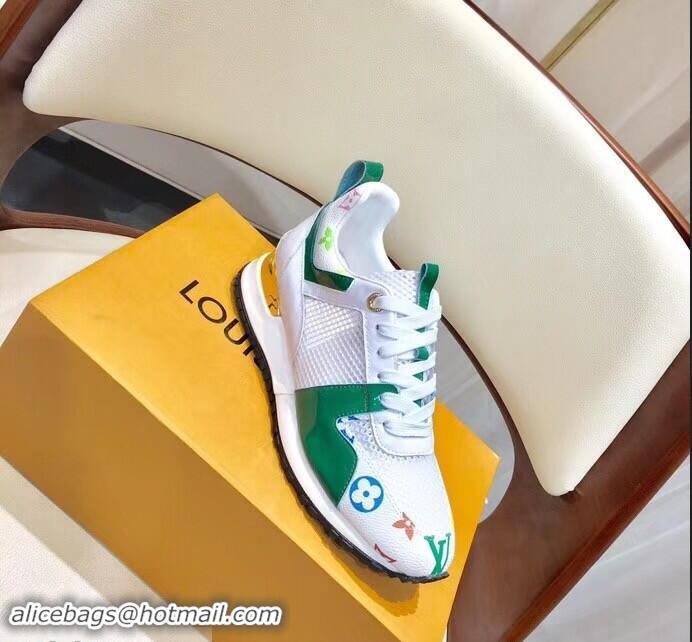 Low Price Louis Vuitton Run Away Sneakers LV92212 Multicolor/White/Green