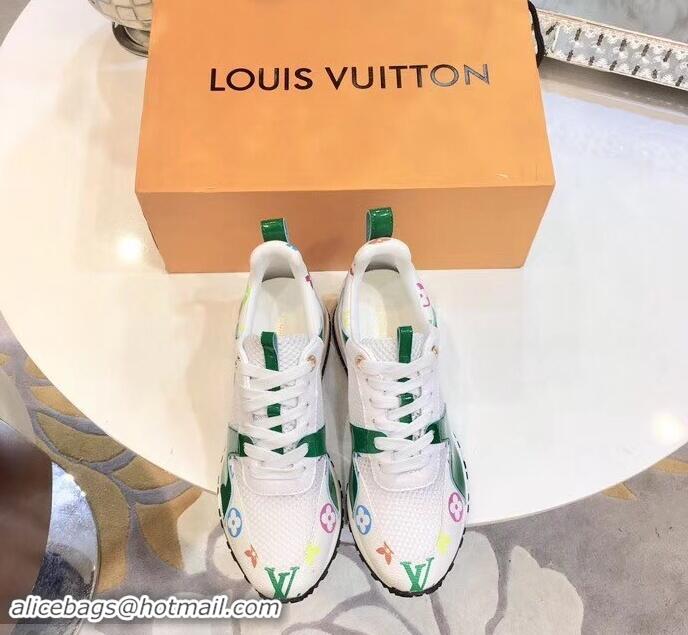 Low Price Louis Vuitton Run Away Sneakers LV92212 Multicolor/White/Green