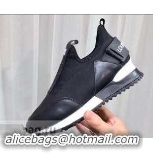 Famous Brand Louis Vuitton Run Away Sneakers LV92226 Letter Black