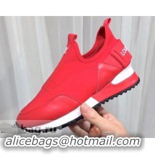 Buy Brand Louis Vuitton Run Away Sneakers LV92226 Letter Red