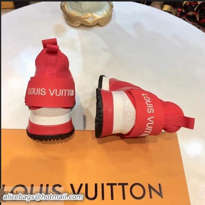 Buy Brand Louis Vuitton Run Away Sneakers LV92226 Letter Red