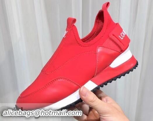 Buy Brand Louis Vuitton Run Away Sneakers LV92226 Letter Red