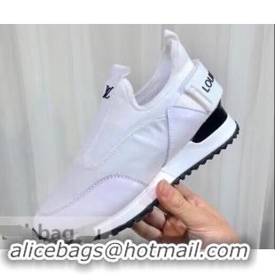 Low Cost Louis Vuitton Run Away Sneakers LV92226 Letter White