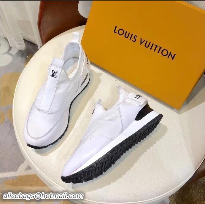 Low Cost Louis Vuitton Run Away Sneakers LV92226 Letter White