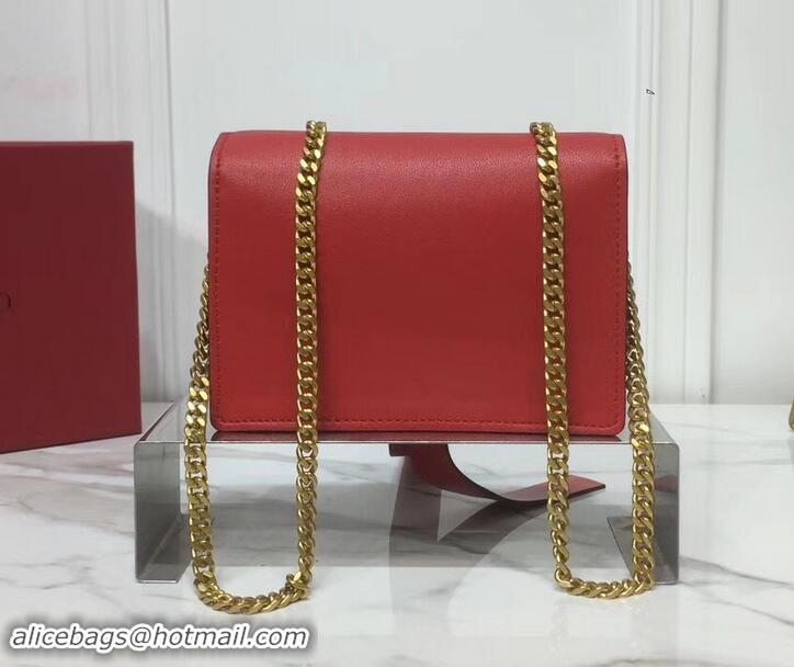 Good Quality Valentino VRing Chain Shoulder Bag 601466 Red 