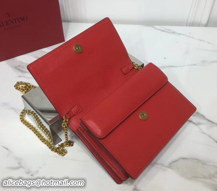 Good Quality Valentino VRing Chain Shoulder Bag 601466 Red 