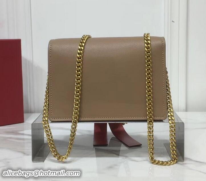 Discount Valentino VRing Chain Shoulder Bag 601466 Brown