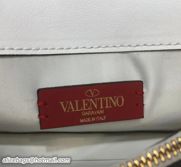 Most Popular Valentino VRing Chain Shoulder Bag 601466 White