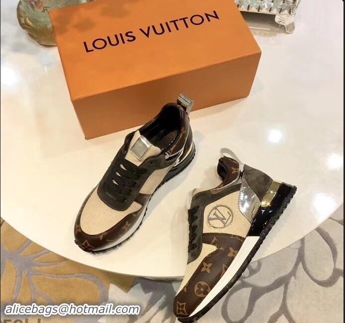 Promotional Louis Vuitton Run Away Sneakers LV92231 Monogram Canvas/Black/Silver