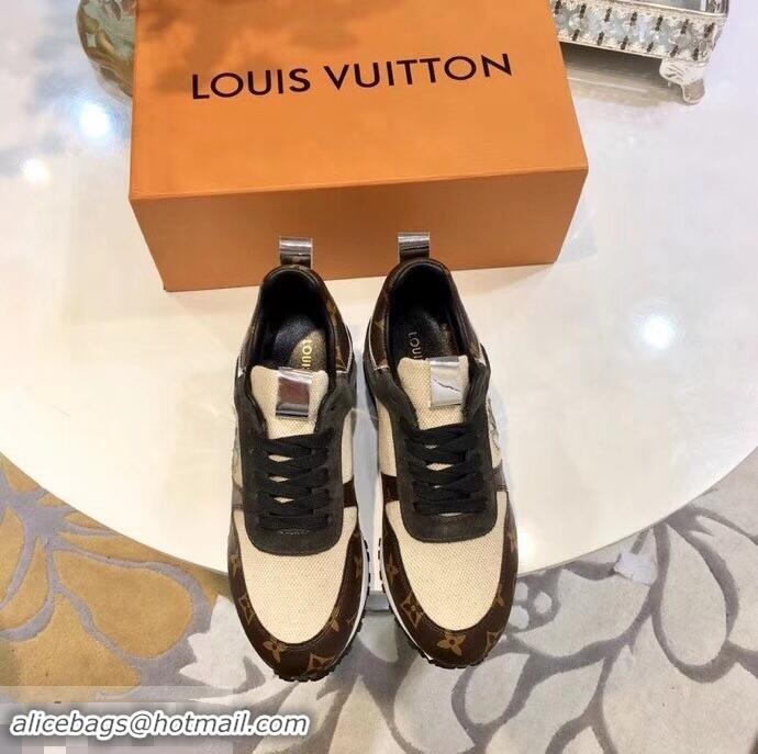 Promotional Louis Vuitton Run Away Sneakers LV92231 Monogram Canvas/Black/Silver