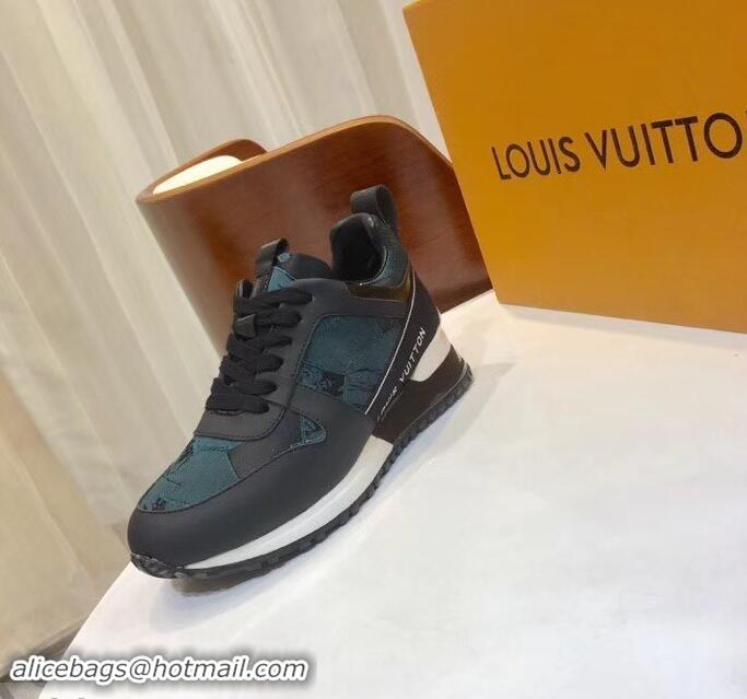 Top Quality Louis Vuitton Run Away Sneakers LV92234 Lace Green