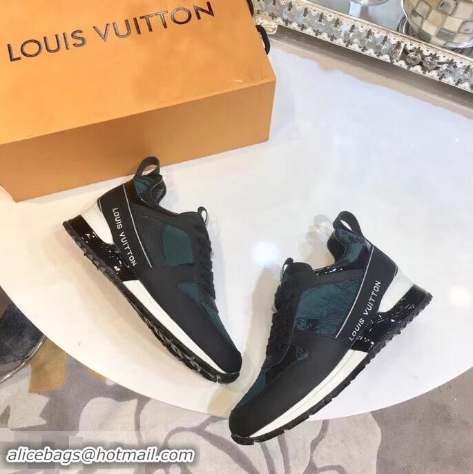 Top Quality Louis Vuitton Run Away Sneakers LV92234 Lace Green