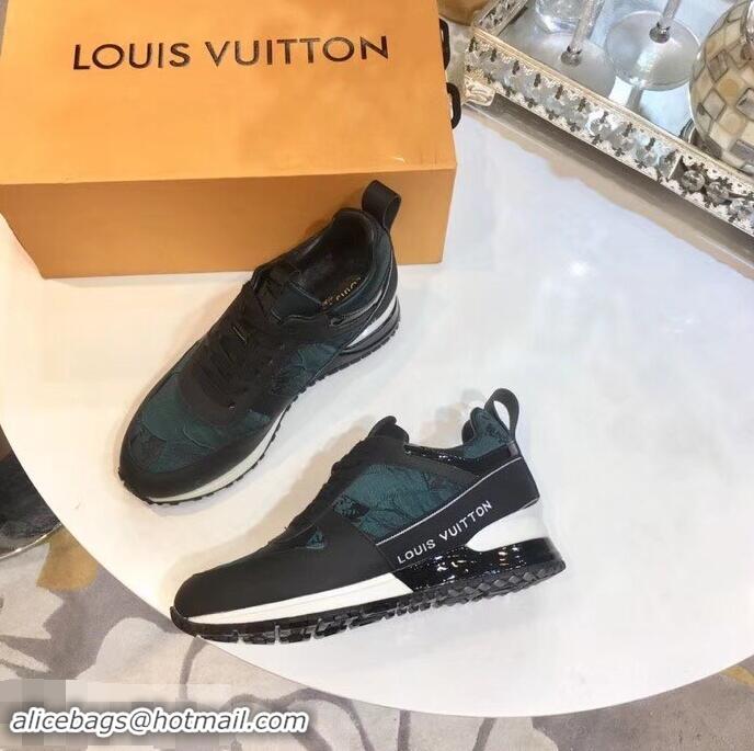 Top Quality Louis Vuitton Run Away Sneakers LV92234 Lace Green