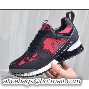 Hot Sell Louis Vuitton Run Away Sneakers LV92234 Lace Red