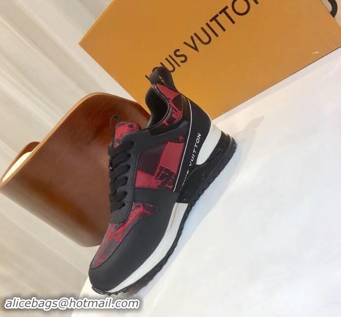 Hot Sell Louis Vuitton Run Away Sneakers LV92234 Lace Red