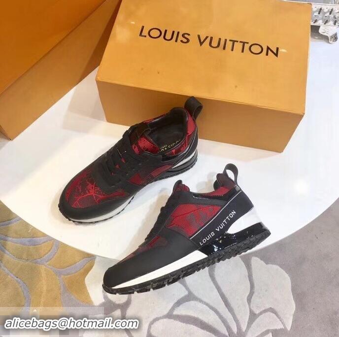 Hot Sell Louis Vuitton Run Away Sneakers LV92234 Lace Red