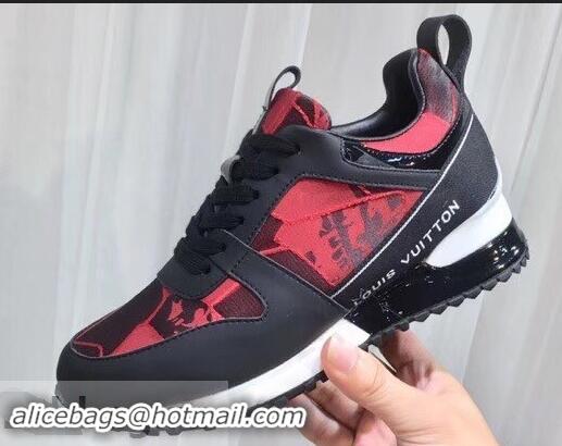 Hot Sell Louis Vuitton Run Away Sneakers LV92234 Lace Red