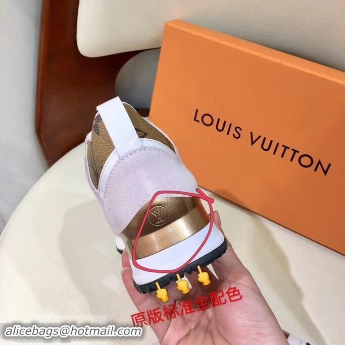 Buy Low Cost Louis Vuitton Run Away Sneakers LV92245 Monogram Reverse Canvas Creamy